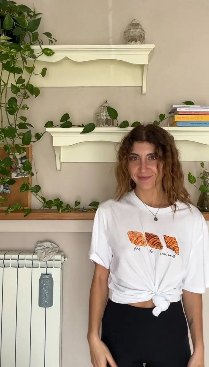 Unisex Organic Cotton | Tris de croissants nella vita di tutti i giorni