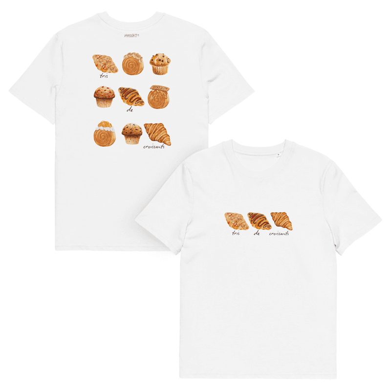 Unisex Organic Cotton | Tris de croissants
